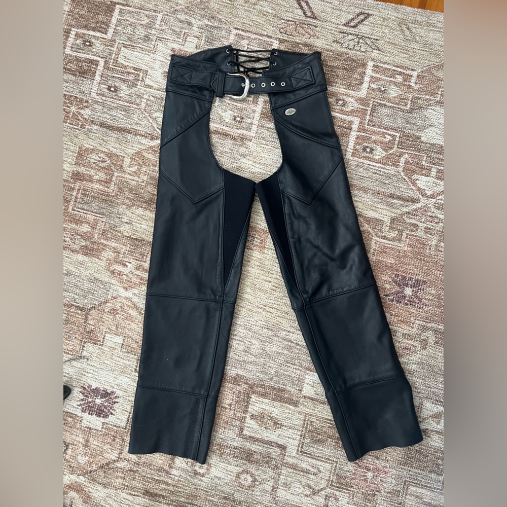 Harley Davidson leather chaps